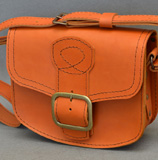 Женская апельсиновая сумочка
