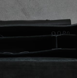 кожаный черный портфель ручной работы