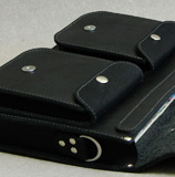 мужской кожаный портфель с 2 карманами